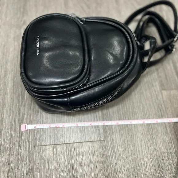 Black Mini Backpack - Picture 3 of 5